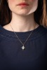 An opal-set pendant, composed of an oval-shaped precious opal cabochon, displaying strong spectral play of colour to a white background, measuring approximately 14mm x 9mm, in a bezel setting with millegrain detailing, accented by bezel-set old-cut diamon - 5