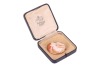 A shell cameo brooch, depicting Nyx, the Goddess of the Night, carrying her children along with an owl, in a conforming mount surface testing as 14ct, with later-added brooch fittings, 4.3 x 3.5 cm, 10.2 grams. Please note: Unless otherwise stated, lots h - 2