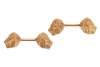 Lalaounis - a pair of lion head cufflinks, of dumbbell form, the bar terminated with a sculpted lion head on both ends, in yellow metal stamped '750', with Lalaounis maker's mark, 3.5 cm, 18.4 grams. - 3