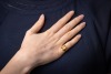 A citrine dress ring, claw-set with a rectangular citrine with canted corners, measures 9.9 x 8.0 x 4.9 mm, to a D-profile shank in yellow metal stamped '18ct' also surface testing as 18ct, size H, 4.8 grams. Please note: Unless otherwise stated, lots hav - 5