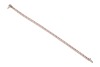 A diamond line bracelet, comprising fifty-two round brilliant-cut diamonds, each measuring approximately 2.8mm x 1.7mm, with an estimated total carat weight of 4.16ct, each stone in a four claw setting and connected by articulated links, bracelet measurin - 3