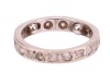 A diamond-set full eternity ring, grain-set with old-cut diamonds, of various sizes, in an unmarked white metal mount, surface tested as 18ct, size K (measured with beads); 4.7 grams Please note: Unless otherwise stated, lots have been tested using an ele - 3