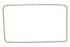A twisted rope chain necklace, completed with a tube clasp, marked '9ct', overall length 46.0 cm, 5.1 grams.