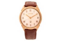 Bulova - An Accutron Wristwatch Reference: 214 Serial: B87902 Bezel: Smooth, Gold-Filled Year: circa 1970 Case Material: Stainless Steel, Gold-Filled Bezel Case Diameter: Approximately 35mm Dial: Silvered, Sunburst Numerals: Roman, Minute Track Crown: To 