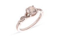 A diamond solitaire ring, centred with a claw-set round brilliant-cut diamond of 0.70ct, E colour and SI1 clarity, accompanied by a GIA Diamond Dossier, to shoulders of woven design, the overlapping strands each grain set with six round brilliant-cut diam
